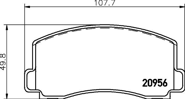 HELLA 8DB 355 030-001 - Jarrupala, levyjarru inparts.fi