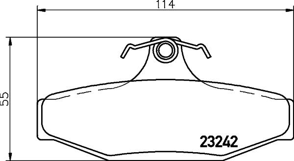 HELLA 8DB 355 030-021 - Jarrupala, levyjarru inparts.fi