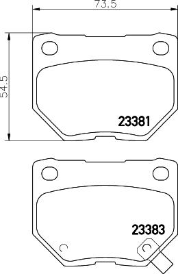 HELLA 8DB 355 030-361 - Jarrupala, levyjarru inparts.fi