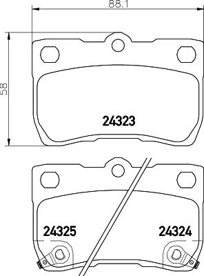 HELLA 8DB 355 030-381 - Jarrupala, levyjarru inparts.fi