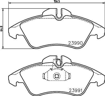 HELLA 8DB 355 030-761 - Jarrupala, levyjarru inparts.fi