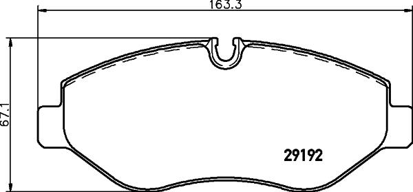 HELLA 8DB 355 030-731 - Jarrupala, levyjarru inparts.fi