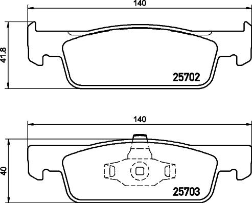 HELLA 8DB 355 031-901 - Jarrupala, levyjarru inparts.fi