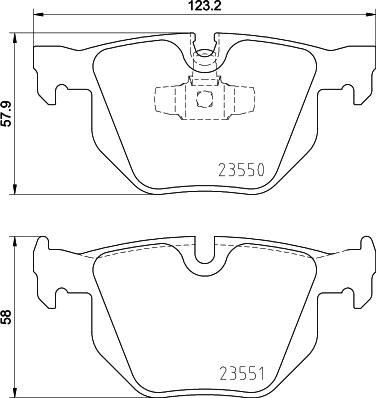 HELLA 8DB 355 031-931 - Jarrupala, levyjarru inparts.fi