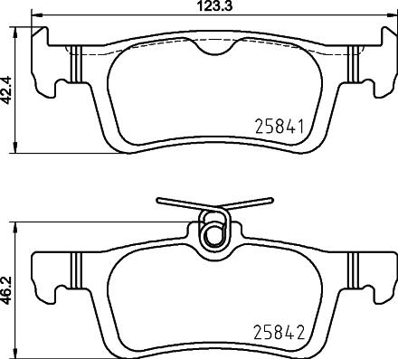 HELLA 8DB 355 031-761 - Jarrupala, levyjarru inparts.fi