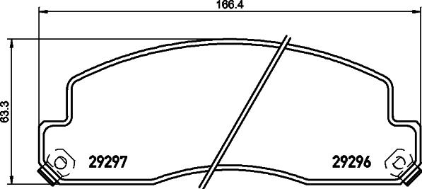 HELLA 8DB 355 032-981 - Jarrupala, levyjarru inparts.fi