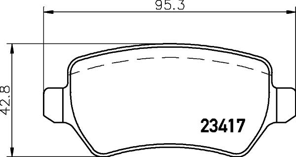 HELLA 8DB 355 032-511 - Jarrupala, levyjarru inparts.fi