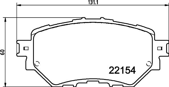 HELLA 8DB 355 032-091 - Jarrupala, levyjarru inparts.fi