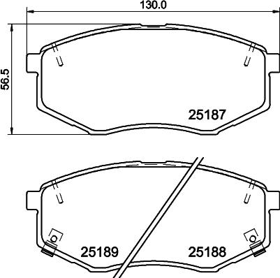 HELLA 8DB 355 037-981 - Jarrupala, levyjarru inparts.fi