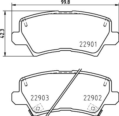 HELLA 8DB 355 037-921 - Jarrupala, levyjarru inparts.fi