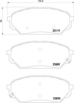 HELLA 8DB 355 037-491 - Jarrupala, levyjarru inparts.fi