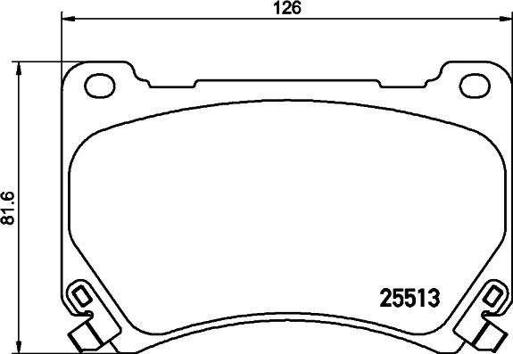 HELLA 8DB 355 037-581 - Jarrupala, levyjarru inparts.fi