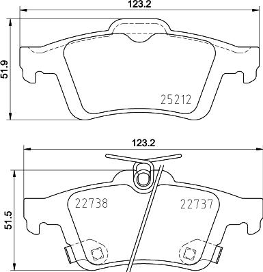 HELLA 8DB 355 037-661 - Jarrupala, levyjarru inparts.fi