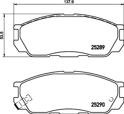 HELLA 8DB 355 037-001 - Jarrupala, levyjarru inparts.fi