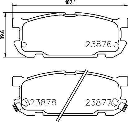 HELLA 8DB 355 037-391 - Jarrupala, levyjarru inparts.fi