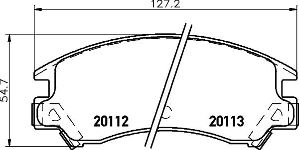 HELLA 8DB 355 037-261 - Jarrupala, levyjarru inparts.fi