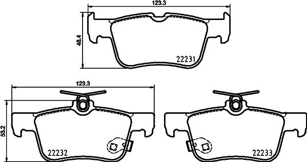 HELLA 8DB 355 037-791 - Jarrupala, levyjarru inparts.fi