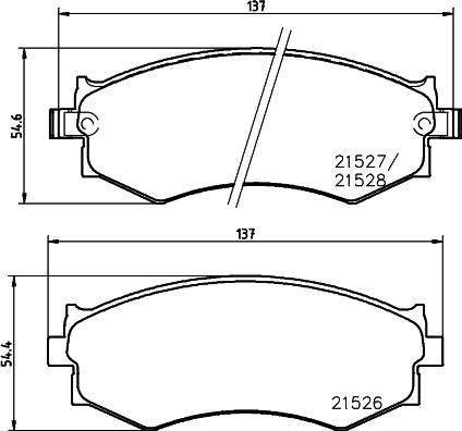 HELLA 8DB 355 029-301 - Jarrupala, levyjarru inparts.fi