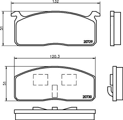 HELLA 8DB 355 029-231 - Jarrupala, levyjarru inparts.fi