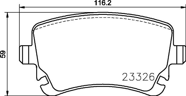 HELLA 8DB 355 024-961 - Jarrupala, levyjarru inparts.fi