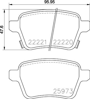 HELLA 8DB 355 024-651 - Jarrupala, levyjarru inparts.fi