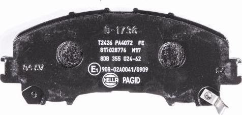 HELLA 8DB 355 024-621 - Jarrupala, levyjarru inparts.fi