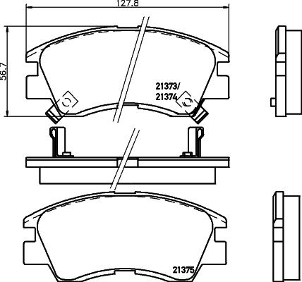 HELLA 8DB 355 024-051 - Jarrupala, levyjarru inparts.fi