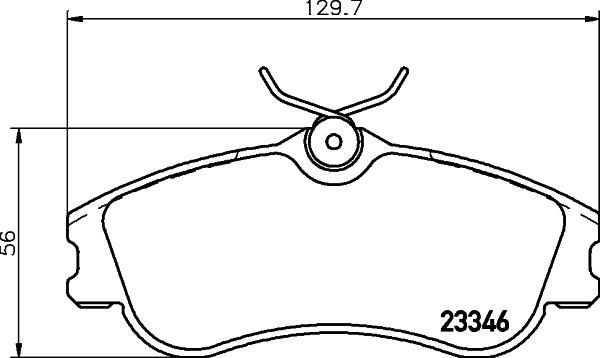 HELLA 8DB 355 024-021 - Jarrupala, levyjarru inparts.fi