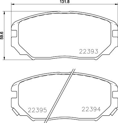 HELLA 8DB 355 024-891 - Jarrupala, levyjarru inparts.fi