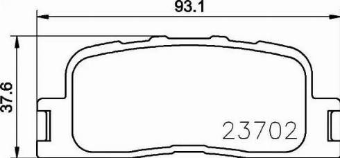 HELLA 8DB 355 024-851 - Jarrupala, levyjarru inparts.fi