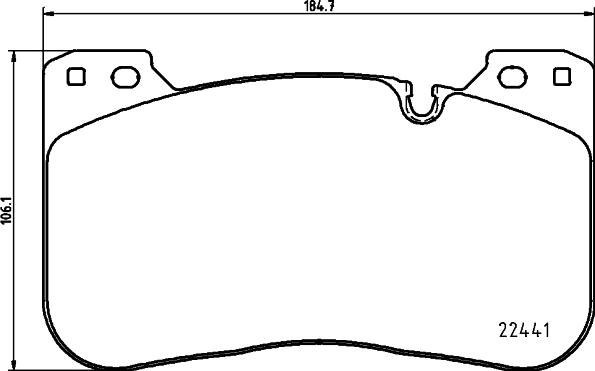 HELLA 8DB 355 025-991 - Jarrupala, levyjarru inparts.fi