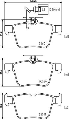 HELLA 8DB 355 025-661 - Jarrupala, levyjarru inparts.fi