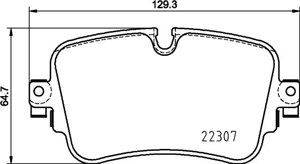 HELLA 8DB 355 025-681 - Jarrupala, levyjarru inparts.fi