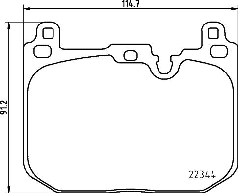 HELLA 8DB 355 025-621 - Jarrupala, levyjarru inparts.fi