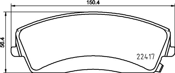 HELLA 8DB 355 025-001 - Jarrupala, levyjarru inparts.fi