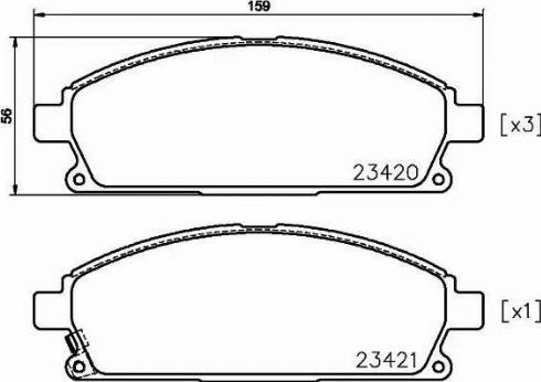 HELLA 8DB 355 025-141 - Jarrupala, levyjarru inparts.fi