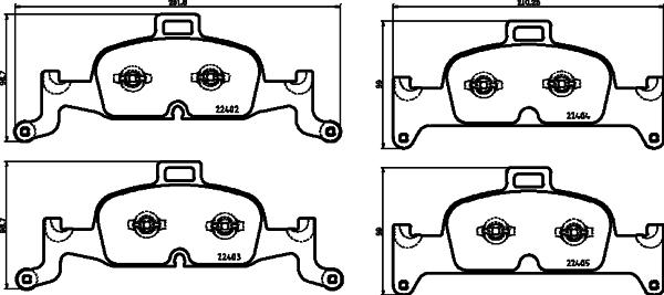 HELLA 8DB 355 025-811 - Jarrupala, levyjarru inparts.fi