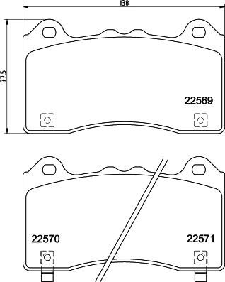 HELLA 8DB 355 025-831 - Jarrupala, levyjarru inparts.fi