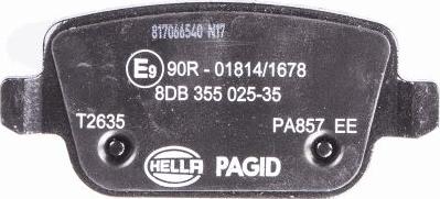 HELLA 8DB 355 025-351 - Jarrupala, levyjarru inparts.fi