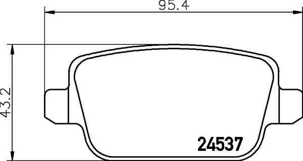 HELLA 8DB 355 025-361 - Jarrupala, levyjarru inparts.fi