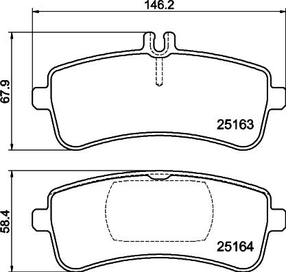 HELLA 8DB 355 025-241 - Jarrupala, levyjarru inparts.fi