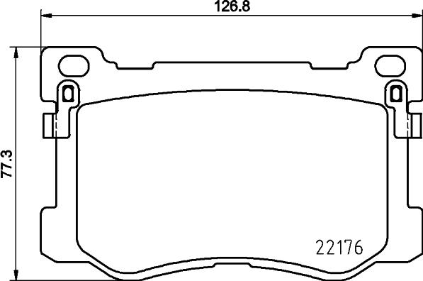 HELLA 8DB 355 025-271 - Jarrupala, levyjarru inparts.fi