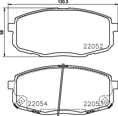 HELLA 8DB 355 025-791 - Jarrupala, levyjarru inparts.fi