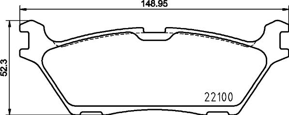 HELLA 8DB 355 025-731 - Jarrupala, levyjarru inparts.fi