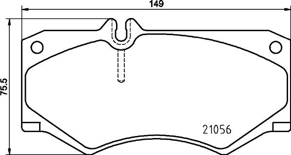 HELLA 8DB 355 025-721 - Jarrupala, levyjarru inparts.fi