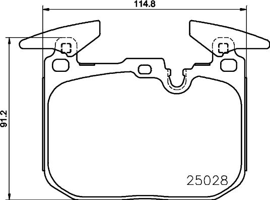 HELLA 8DB 355 025-771 - Jarrupala, levyjarru inparts.fi