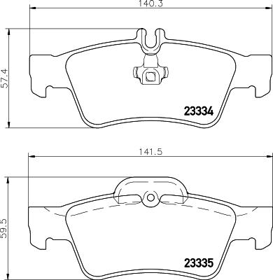 HELLA 8DB 355 026-431 - Jarrupala, levyjarru inparts.fi