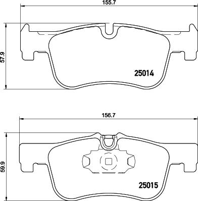 HELLA 8DB 355 026-551 - Jarrupala, levyjarru inparts.fi