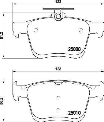 HELLA 8DB 355 026-561 - Jarrupala, levyjarru inparts.fi