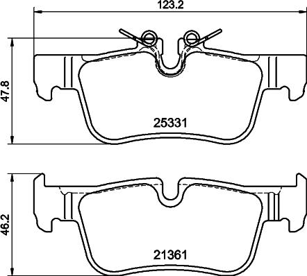 HELLA 8DB 355 026-661 - Jarrupala, levyjarru inparts.fi